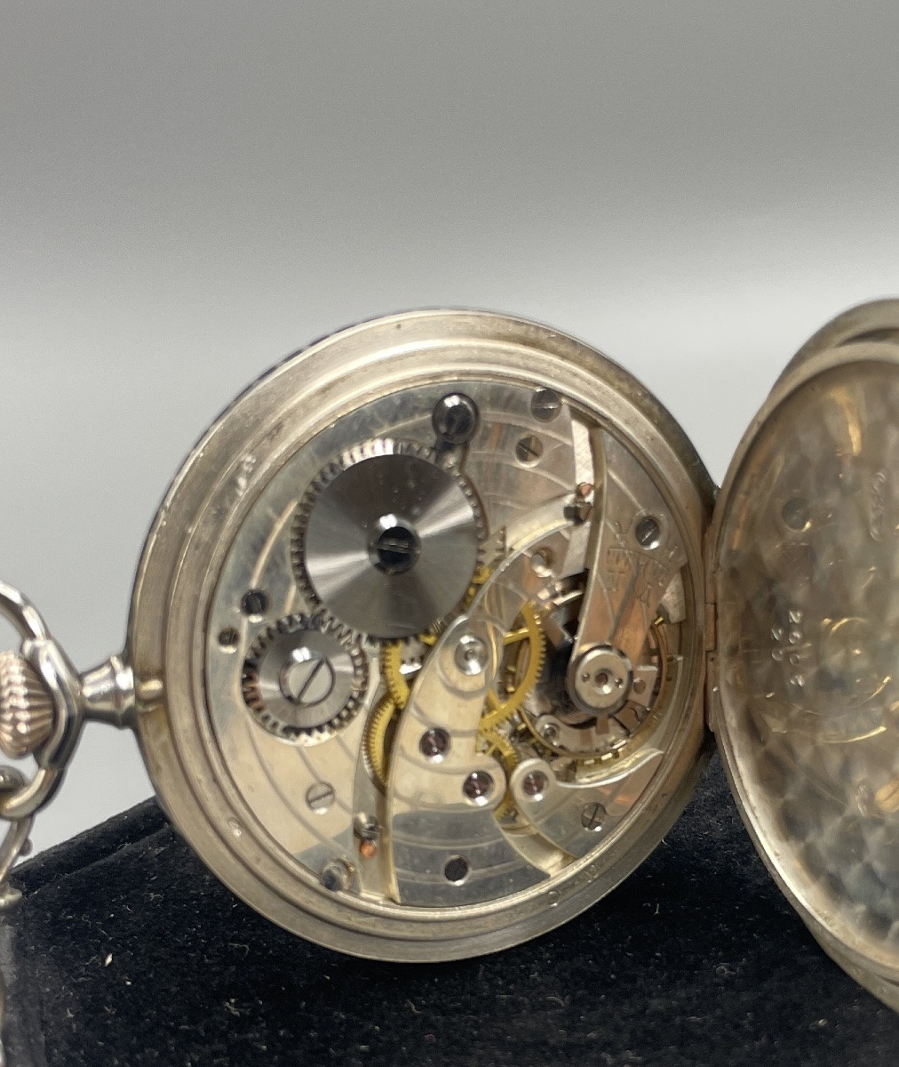 Art Deco Pocket Watch And Its Chatelaine -photo-5