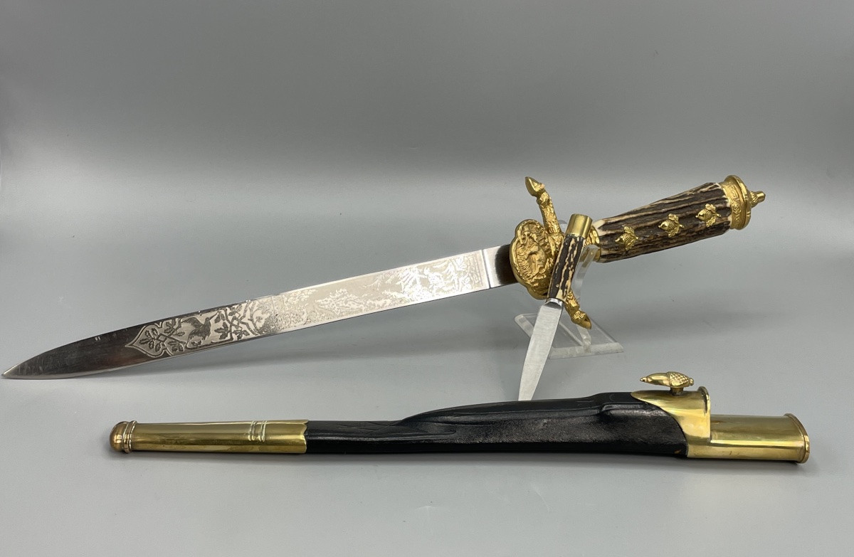 Prestige Hunting Dagger – Solingen, Germany-photo-1