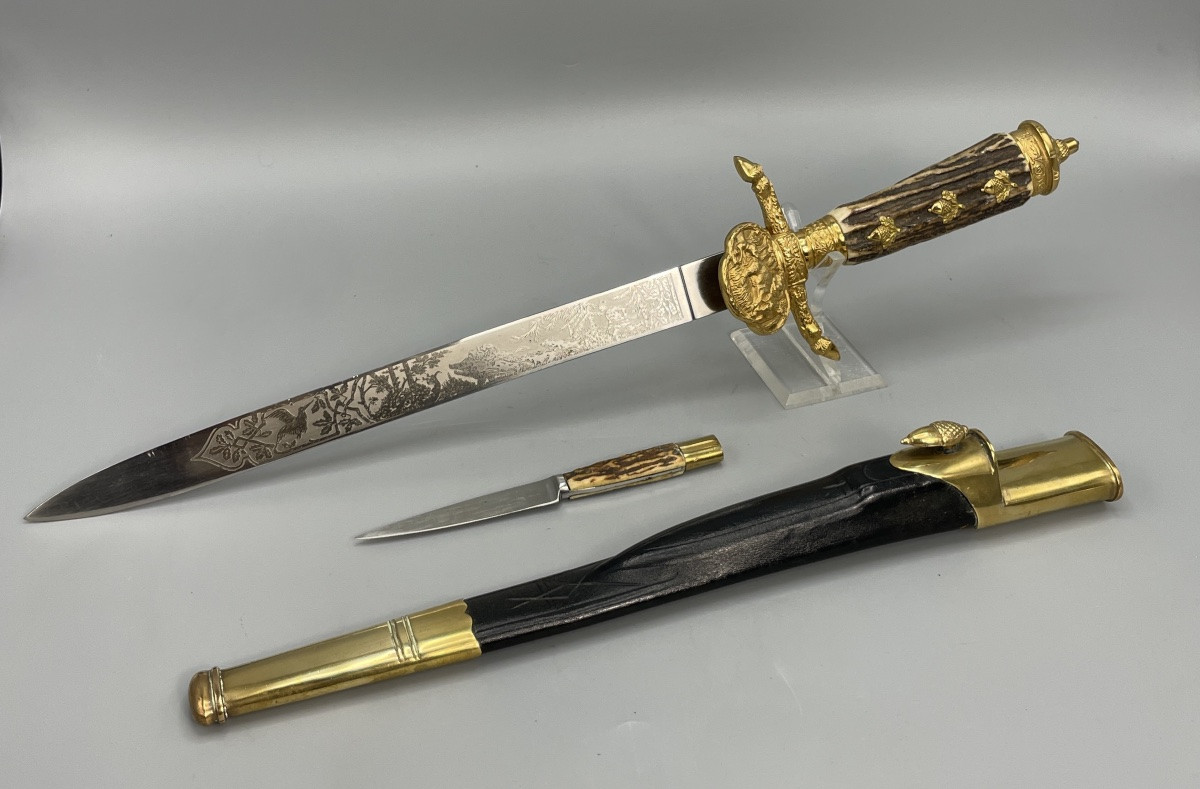 Prestige Hunting Dagger – Solingen, Germany-photo-2