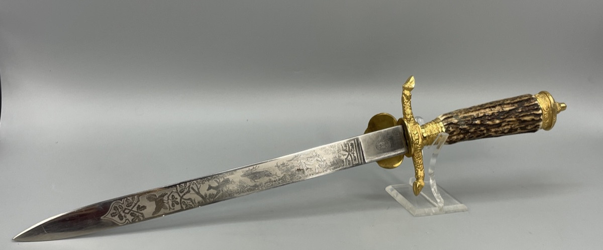 Prestige Hunting Dagger – Solingen, Germany-photo-4