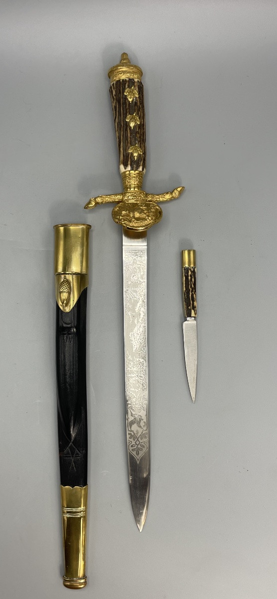 Prestige Hunting Dagger – Solingen, Germany-photo-8