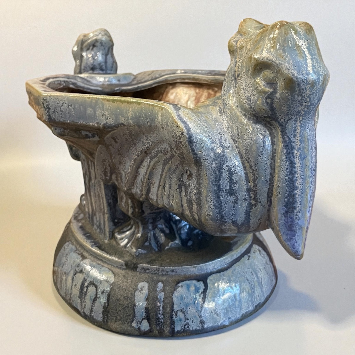 Pelican Planter, Art Deco, Roger Guerin-photo-2