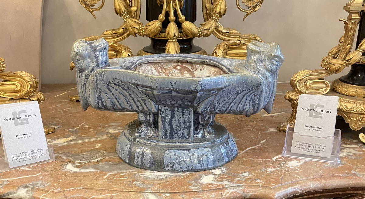 Pelican Planter, Art Deco, Roger Guerin-photo-5