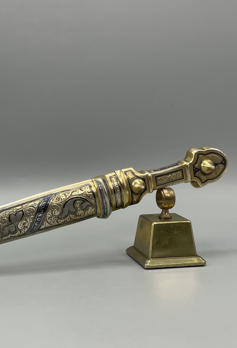 Caucasian Dagger Known As Kindjal, Caucasian, Late 19th – Early 20th Century-photo-2