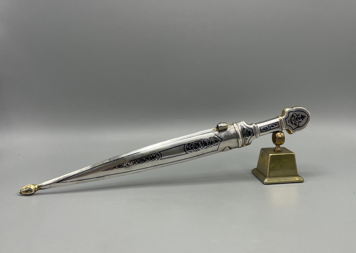Caucasian Dagger Known As Kindjal, Caucasian, Late 19th – Early 20th Century-photo-3