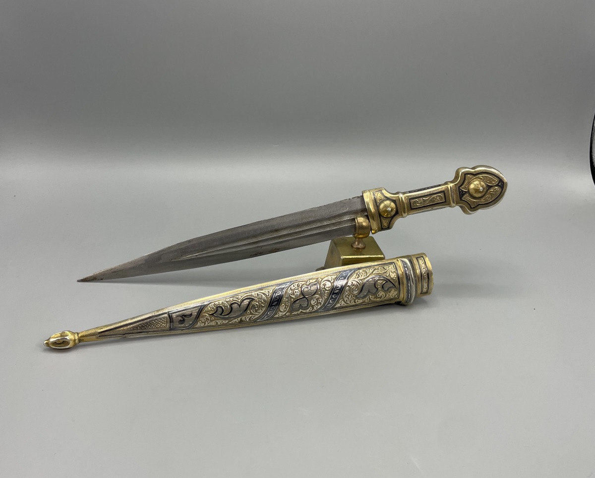 Caucasian Dagger Known As Kindjal, Caucasian, Late 19th – Early 20th Century-photo-1