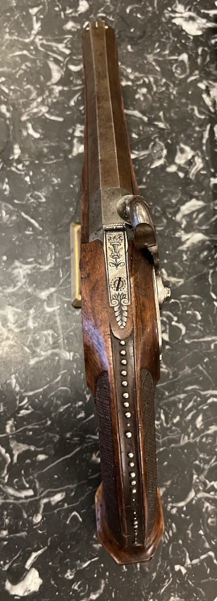 Paire de pistolets d’époque Empire, signés Berleur-photo-7
