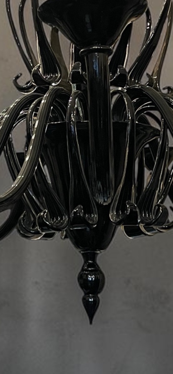 Murano Glass Chandelier With 12 Arms Circa 1970-photo-1