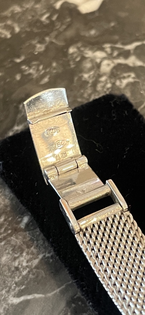 Art Deco Bracelet Watch In Platinum, 18-carat White Gold And Diamonds - Circa 1910-1920-photo-4