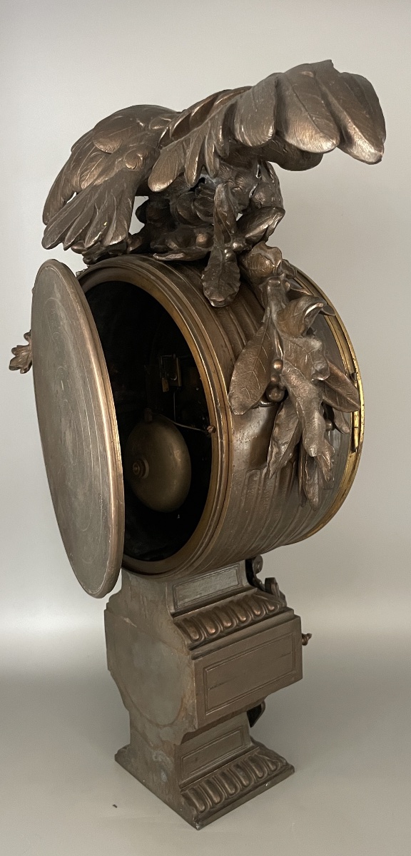 Clock With An Imperial Eagle – Napoleon III Period, Circa 1855-photo-5