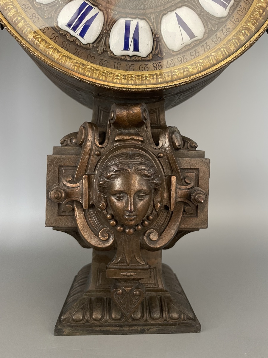 Clock With An Imperial Eagle – Napoleon III Period, Circa 1855-photo-7