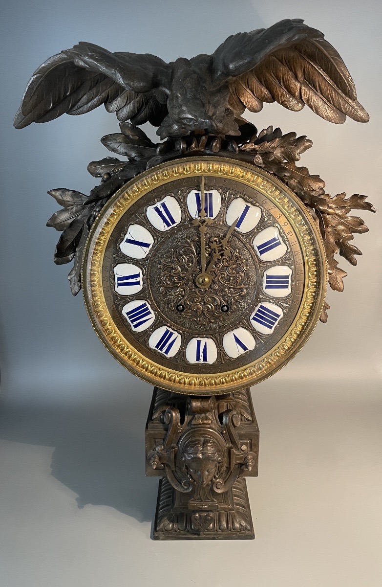 Clock With An Imperial Eagle – Napoleon III Period, Circa 1855