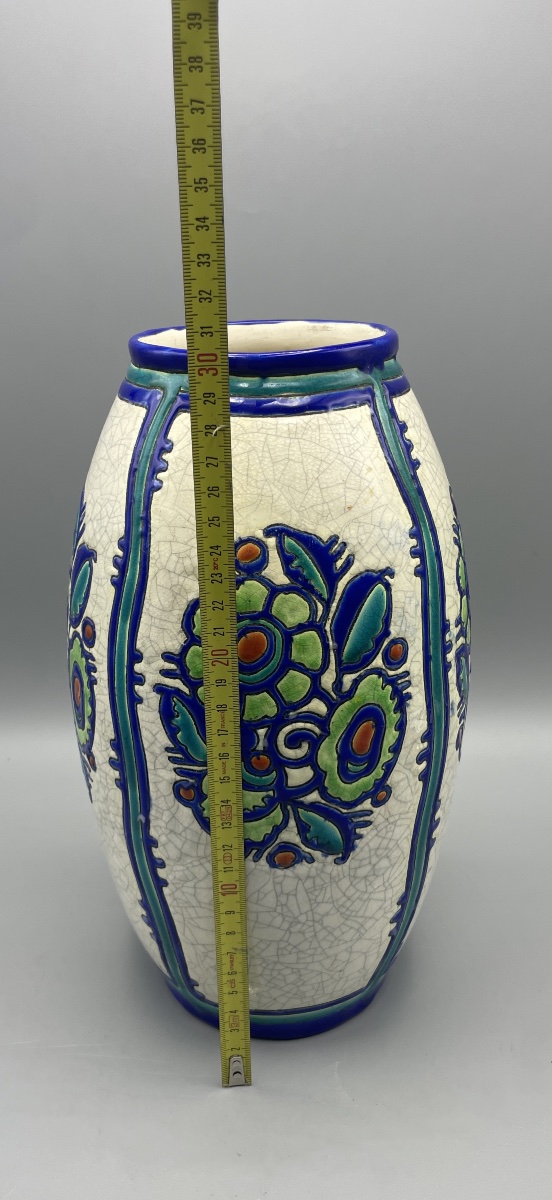 Charles Catteau – Vase Art Déco Boch Frères Keramis – Décor D.957 – Vers 1925-photo-2