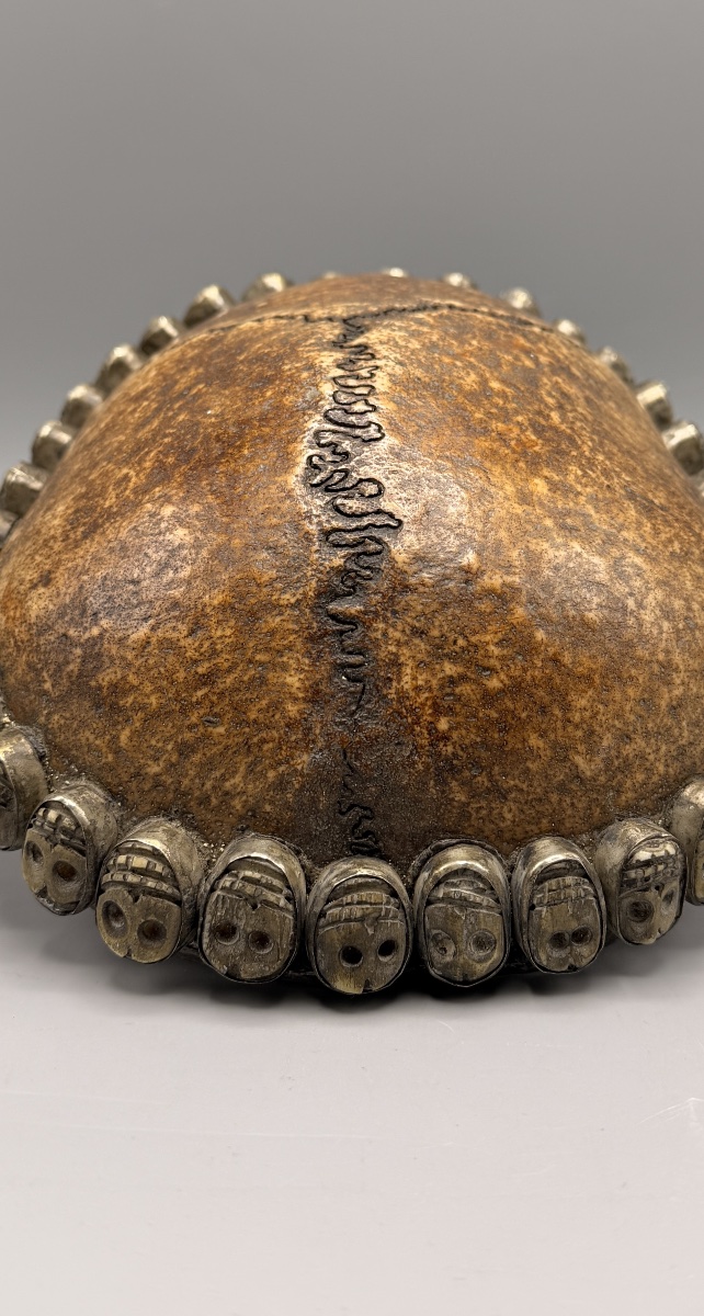 Kapala – Tibetan Libation Cup Made Of Skull And Silver, Late 19th–early 20th Century-photo-2