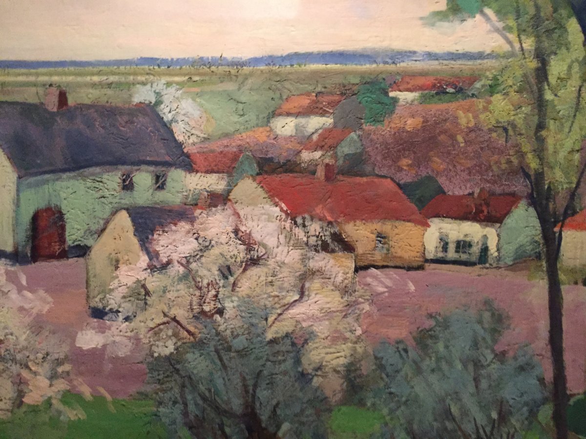 Table View Of Village In Spring-photo-2