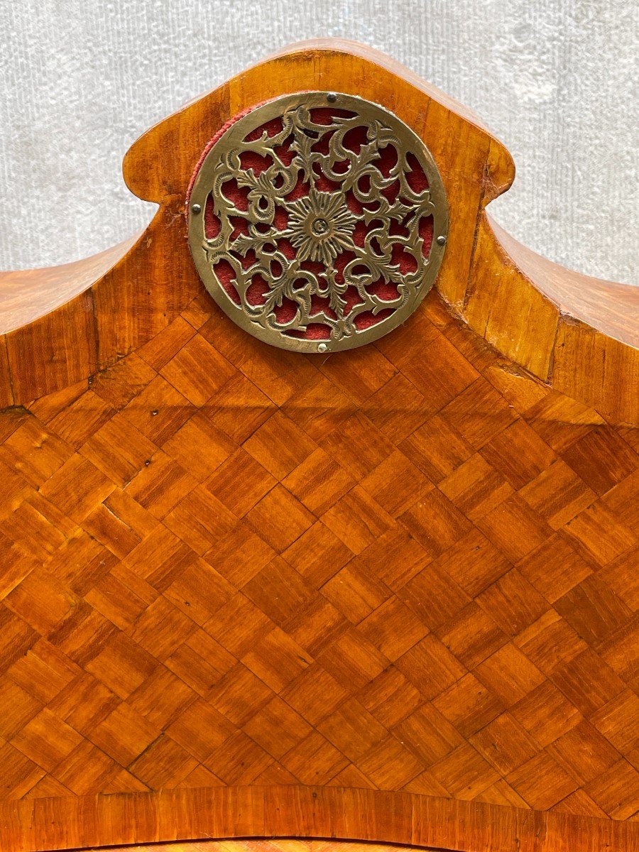 Bonheur Du Jour Louis XV Style In Fruitwood Flooring XIX Century-photo-5