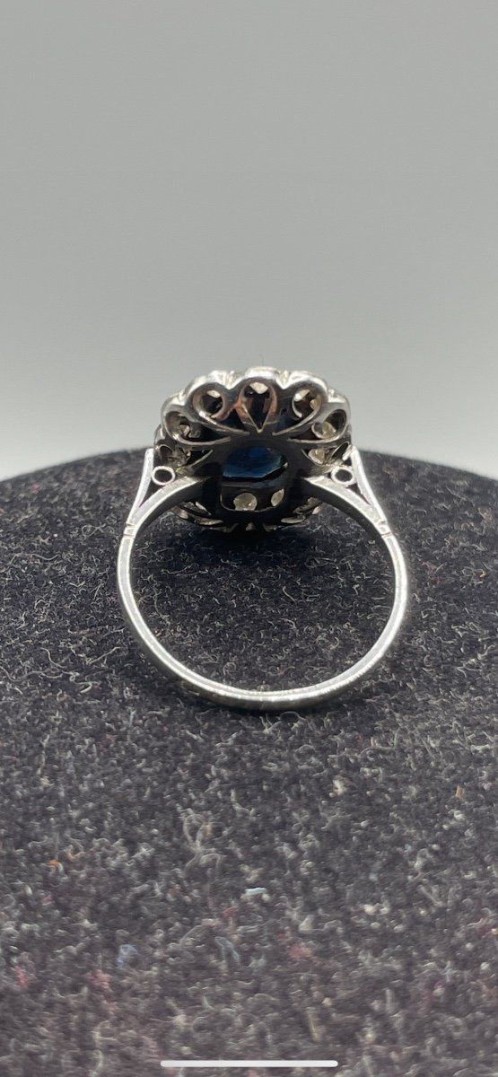 Sapphire And Diamond Ring-photo-2