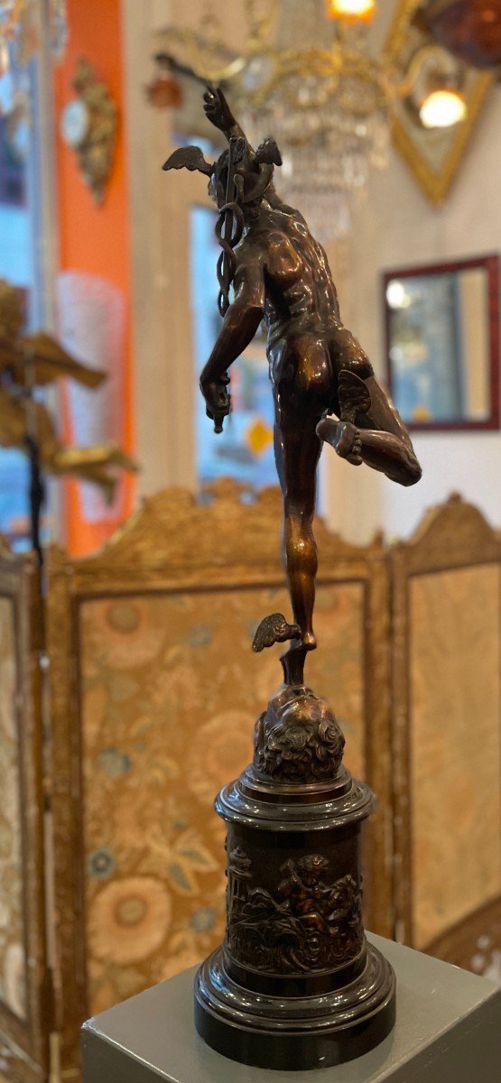 Sculpture Mercury Hermes XIX Century-photo-1