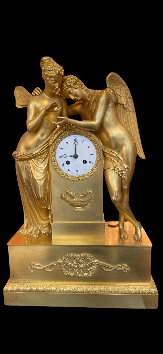 Pendule « cupidon & Psyché »