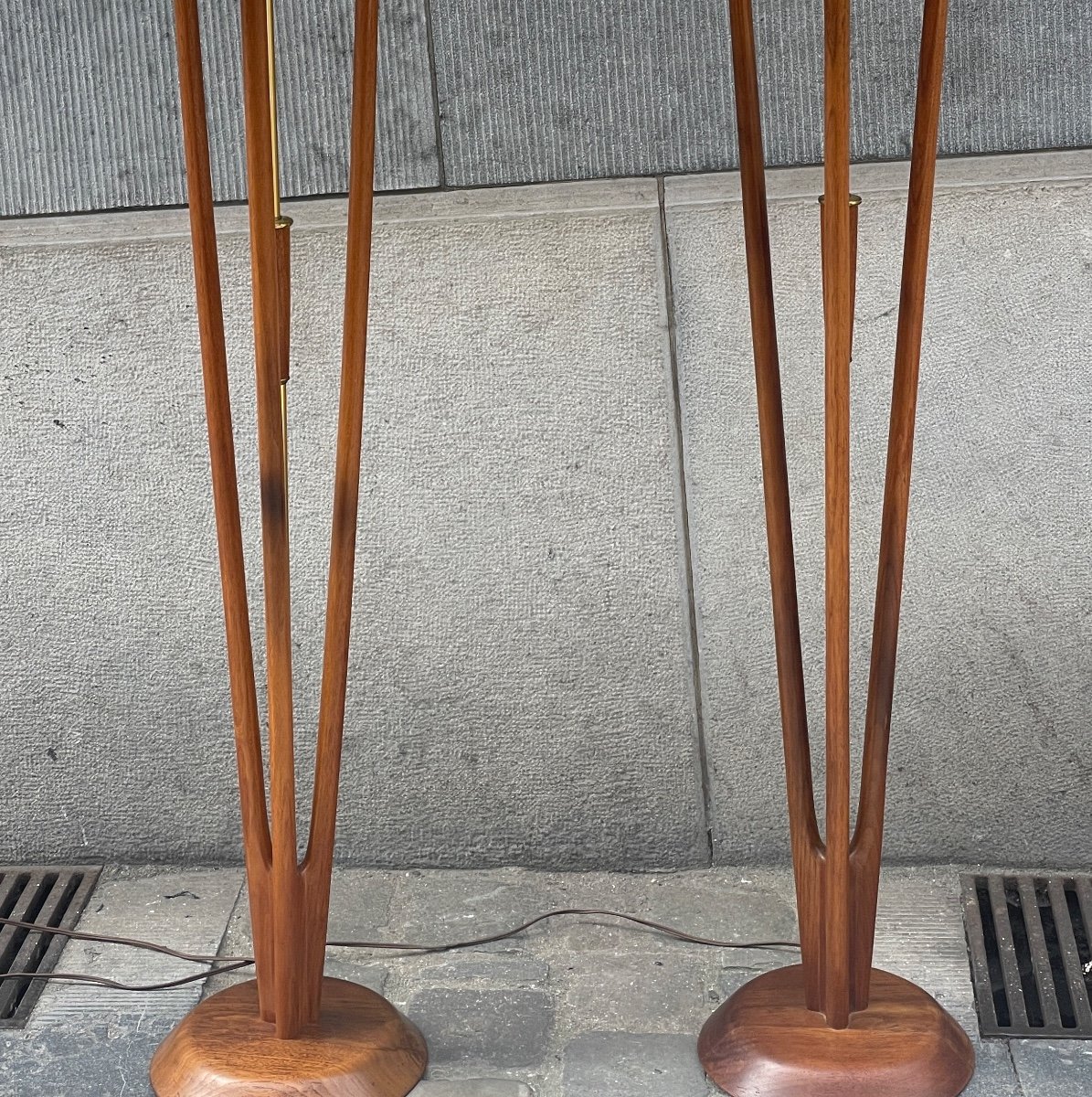 Paire De Lampadaire Américain -photo-1