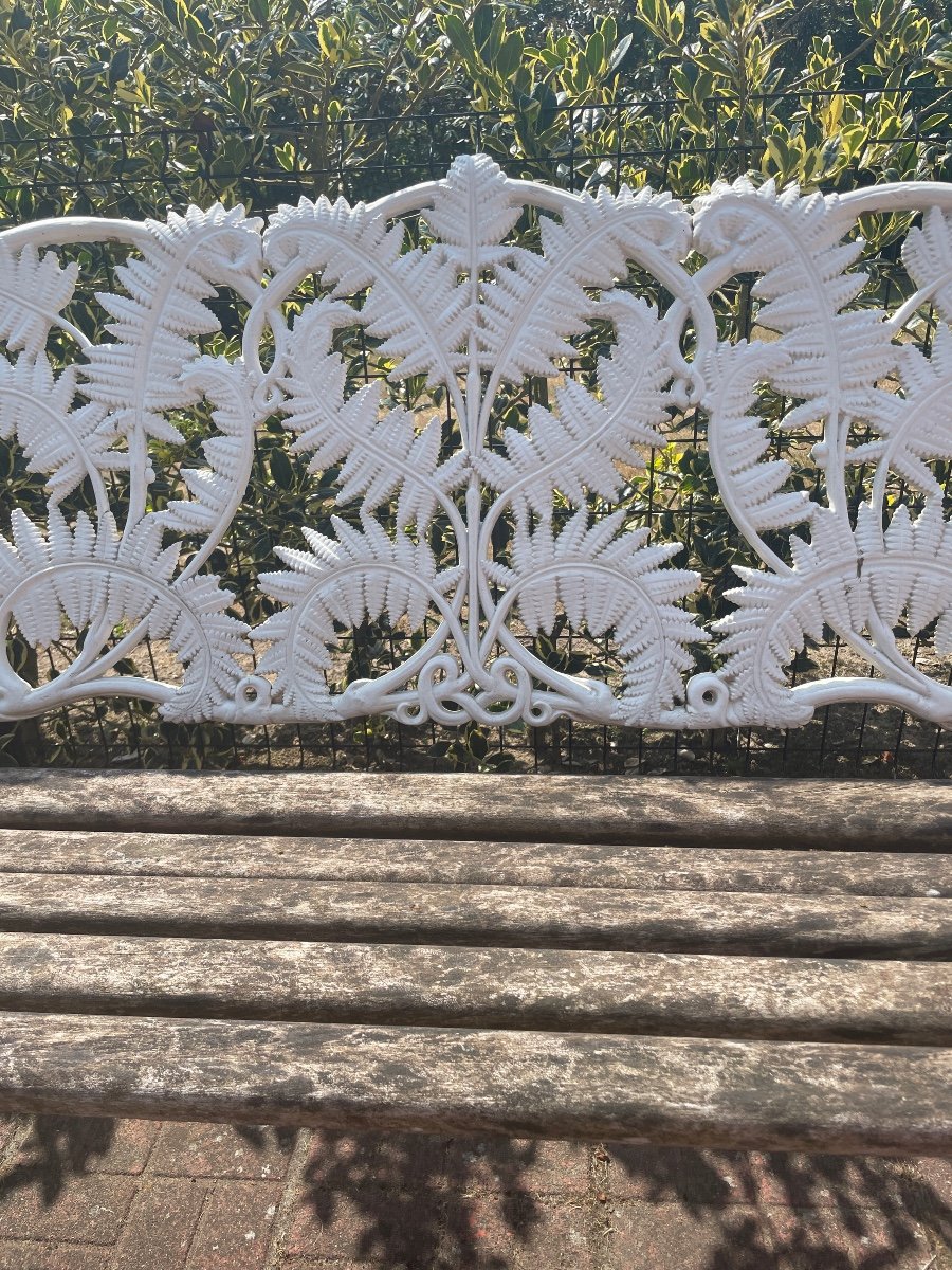 Banc De Jardin En Fonte-photo-2