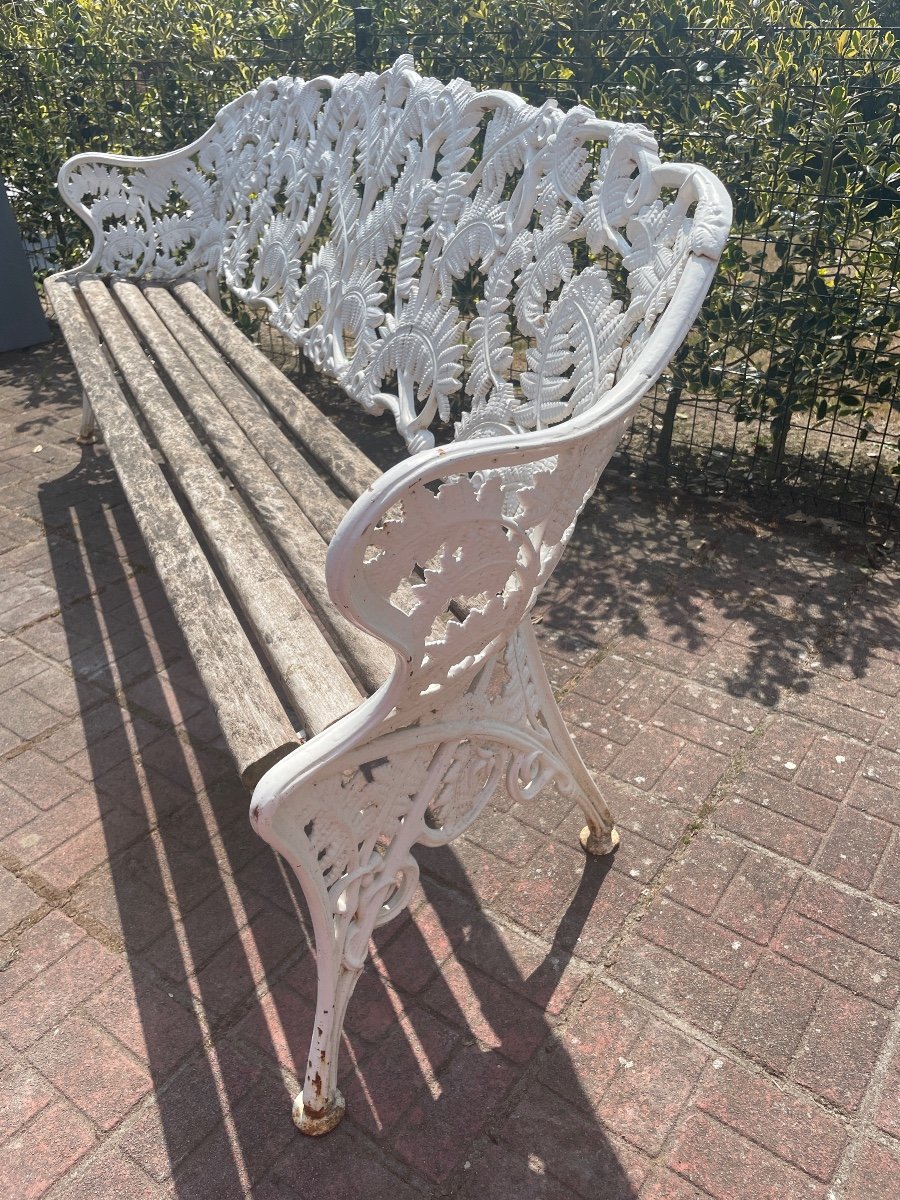 Banc De Jardin En Fonte-photo-5