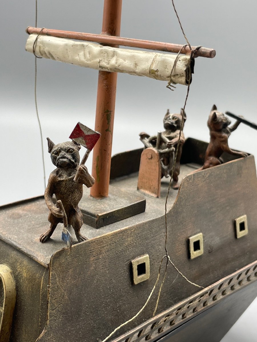 Vienna Bronze "sea Dogs"-photo-6