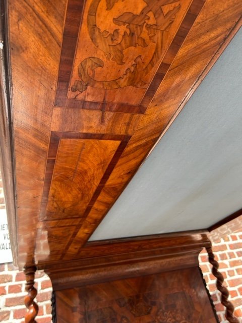 Canopy Bed In Marquetry XVIII Century-photo-1