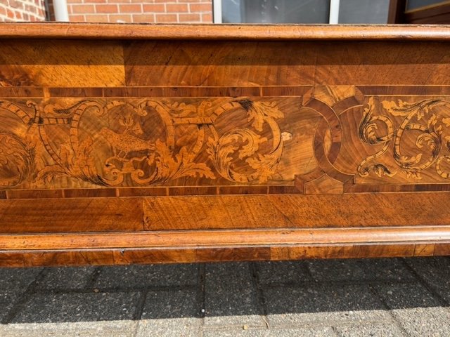 Canopy Bed In Marquetry XVIII Century-photo-4