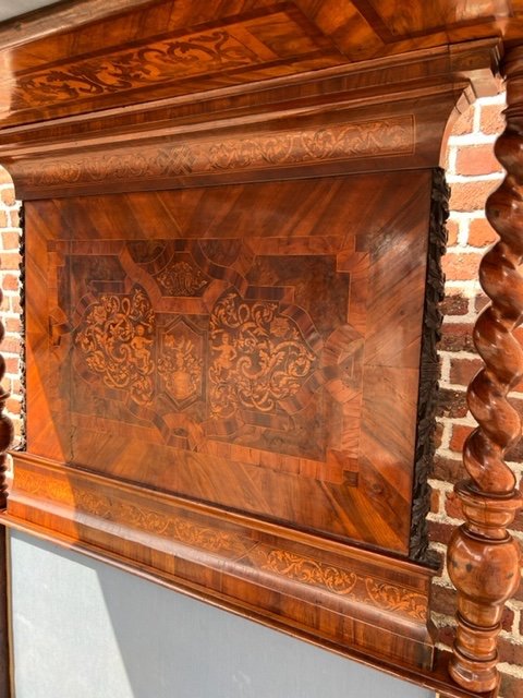 Canopy Bed In Marquetry XVIII Century-photo-5