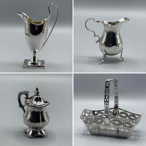 Various Showcase Objects In Sterling Silver