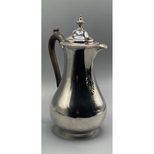 Coquemar Or Marabout Jug In Sterling Silver London 1765