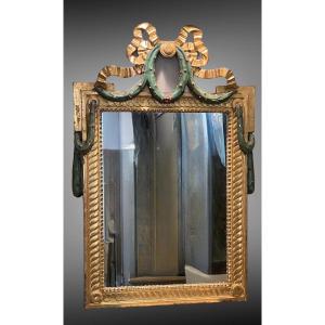 18th Century Polychrome Mirror