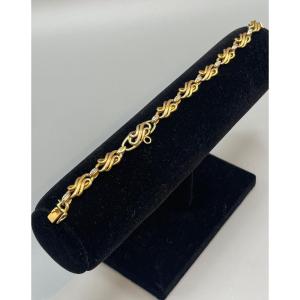 18kt Gold Bracelet Set With Brilliant