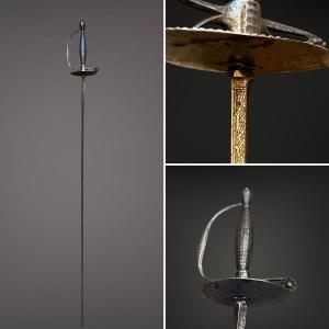 Épée de deuil ou de cours époque Louis XVI