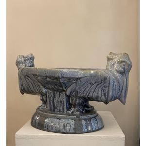Jardinière aux Pélicans, art Déco, Roger Guerin