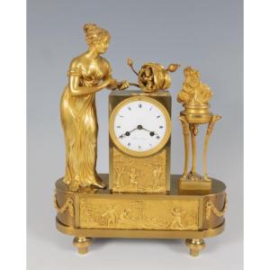 Élégante pendule d’époque Empire , France, vers 1825
