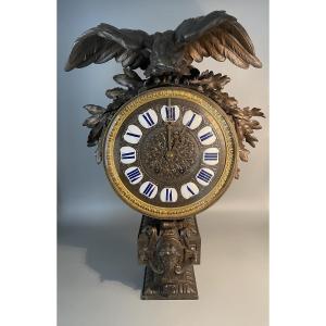 Pendule à l’aigle impérial – Époque Napoléon III, vers 1855