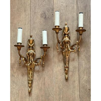 Pair Of Louis XVI Wall Lamp