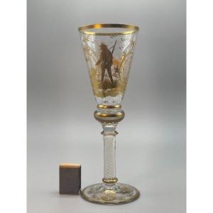 Grand Verre De Chasse XIX Siècle 