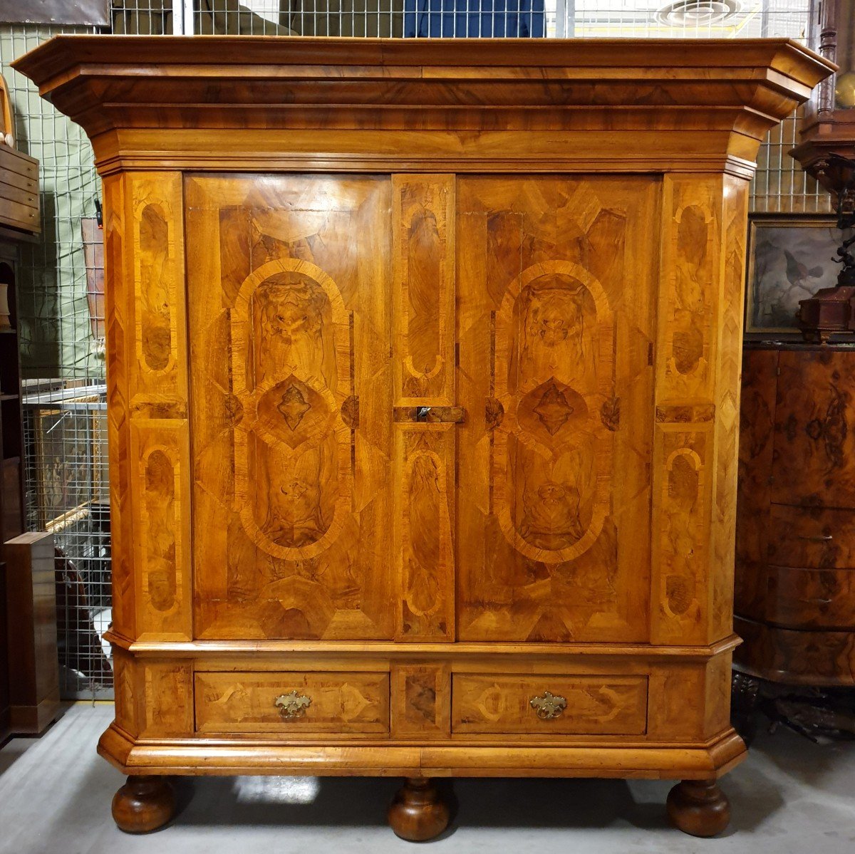 Armoire Baroque Armoire Allemagne XVIIIe Siècle