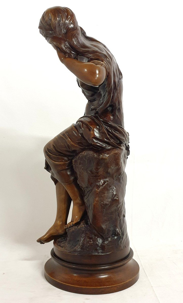 Figure En Bronze Mathurin Moreau 75 Cm-photo-4