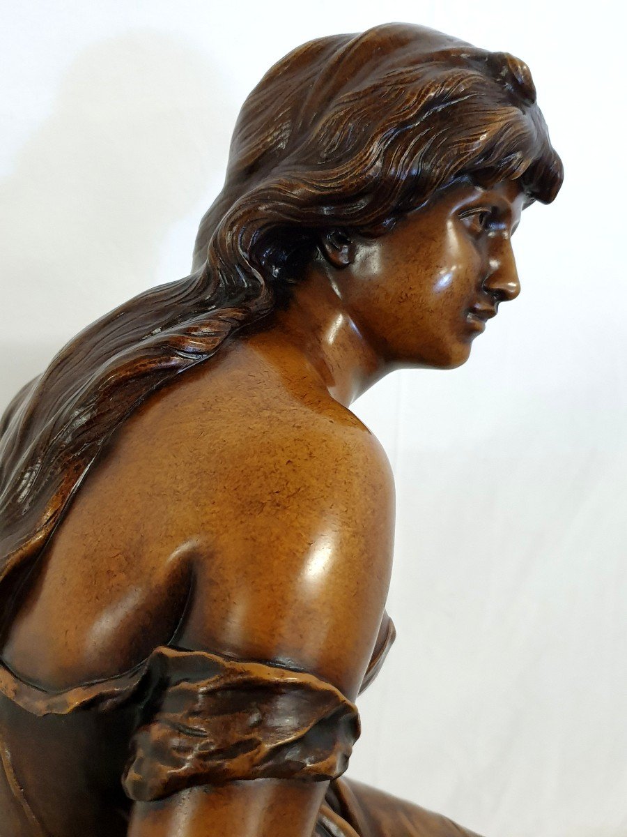 Figure En Bronze Mathurin Moreau 75 Cm-photo-7
