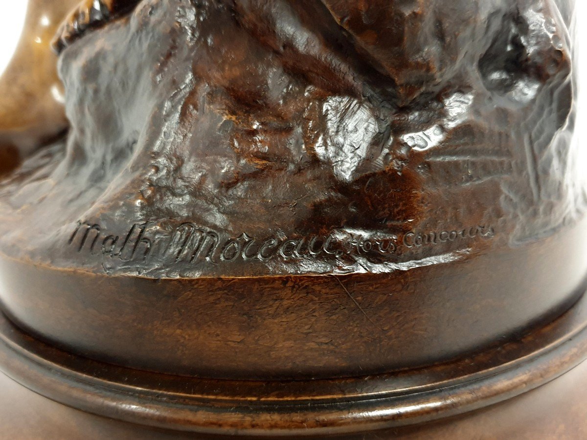 Figure En Bronze Mathurin Moreau 75 Cm-photo-8