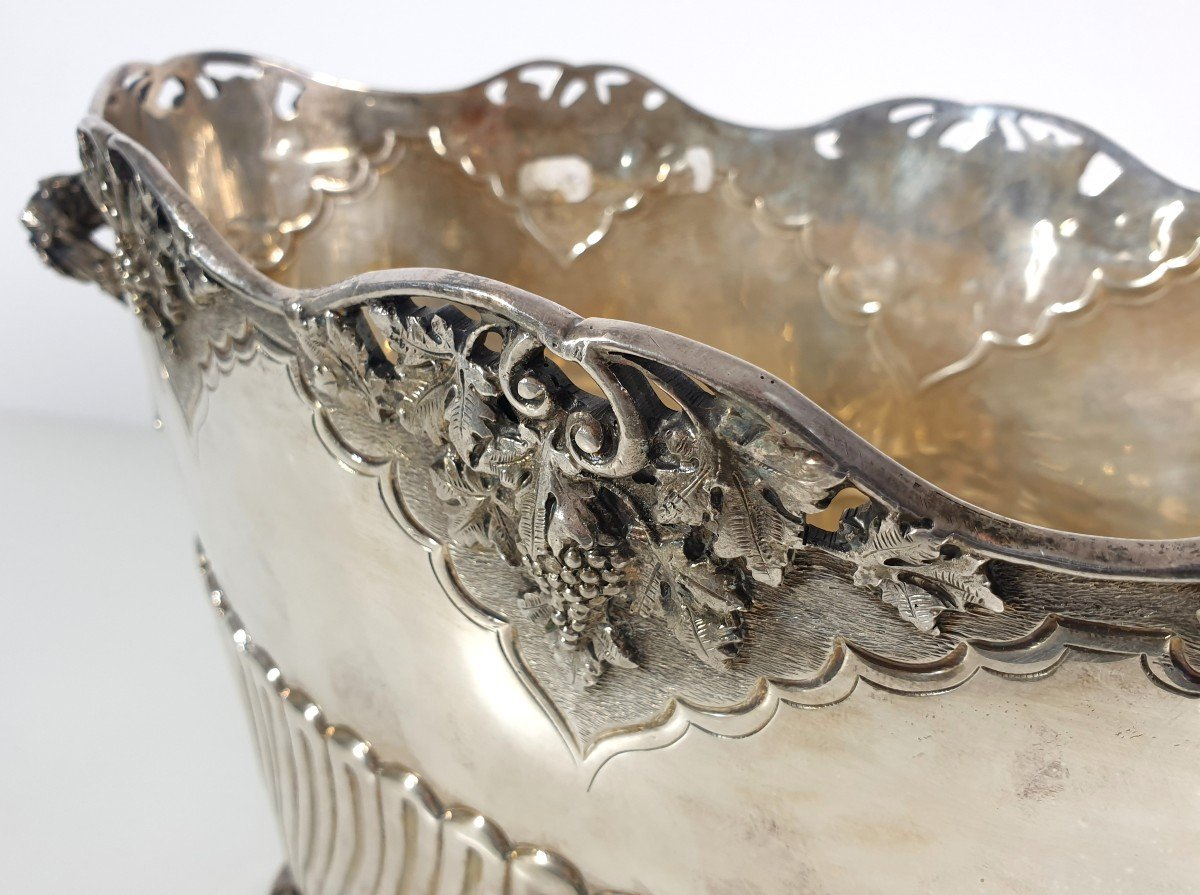 Double Wine Cooler Sterling Silver Champagne Bucket 2.2kg-photo-8