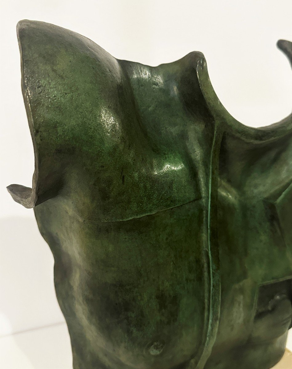 Igor Mitoraj (1944-2014) "helios" Sculpture En Bronze-photo-1