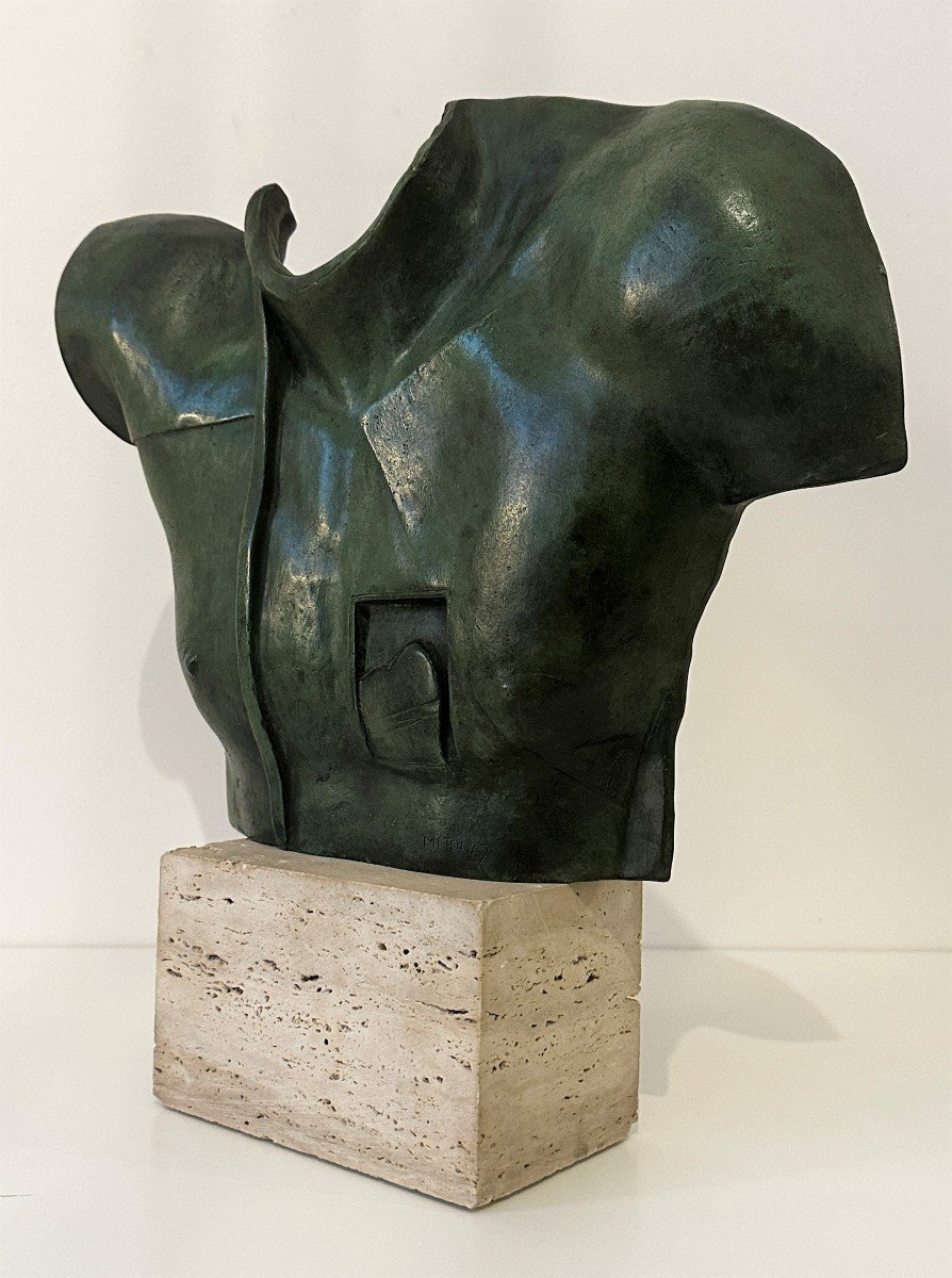 Igor Mitoraj (1944-2014) "helios" Sculpture En Bronze-photo-8