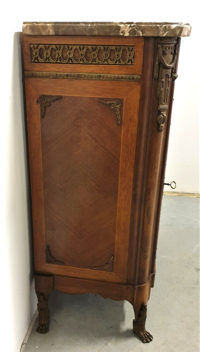 Napoleon III Bronze Inlaid Support Furniture 19th Century-photo-3