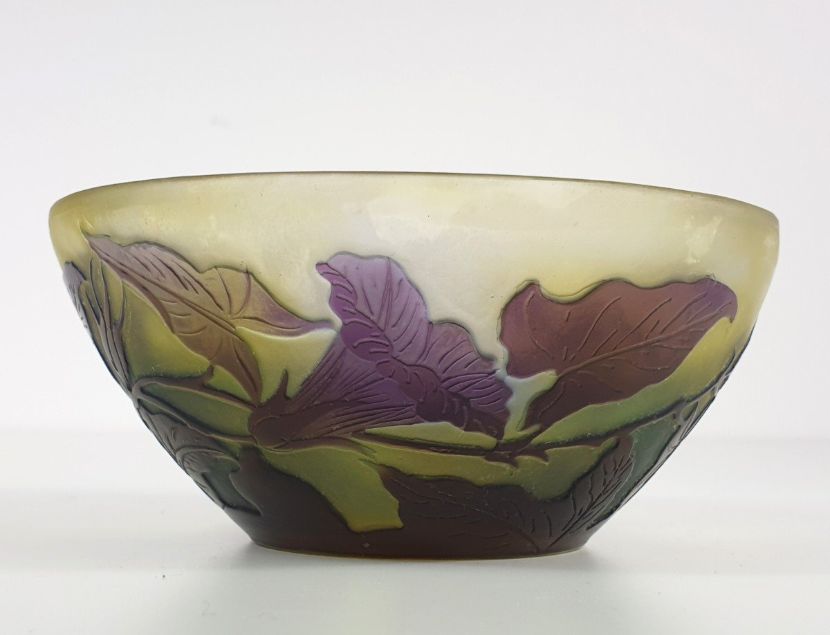 Petit Vase En Verre Galle-photo-2