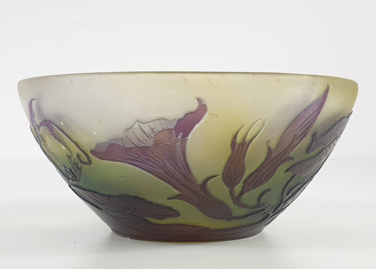 Petit Vase En Verre Galle-photo-4